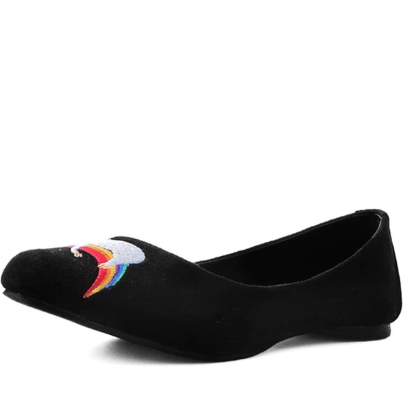 TUK Footwear Womens Adorable Cute Sloth Rainbow Ballet Flats Size 7 - Picture 4 of 8